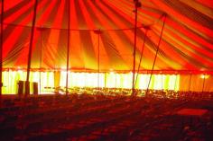 orange tent